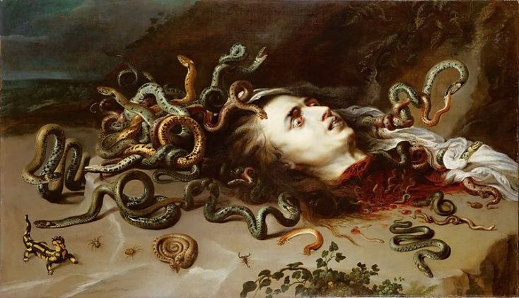 Hoofd van Medusa.