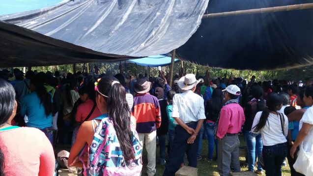 Asamblea general decisoria del Resguardo de Huellas. Vereda La Buitrera