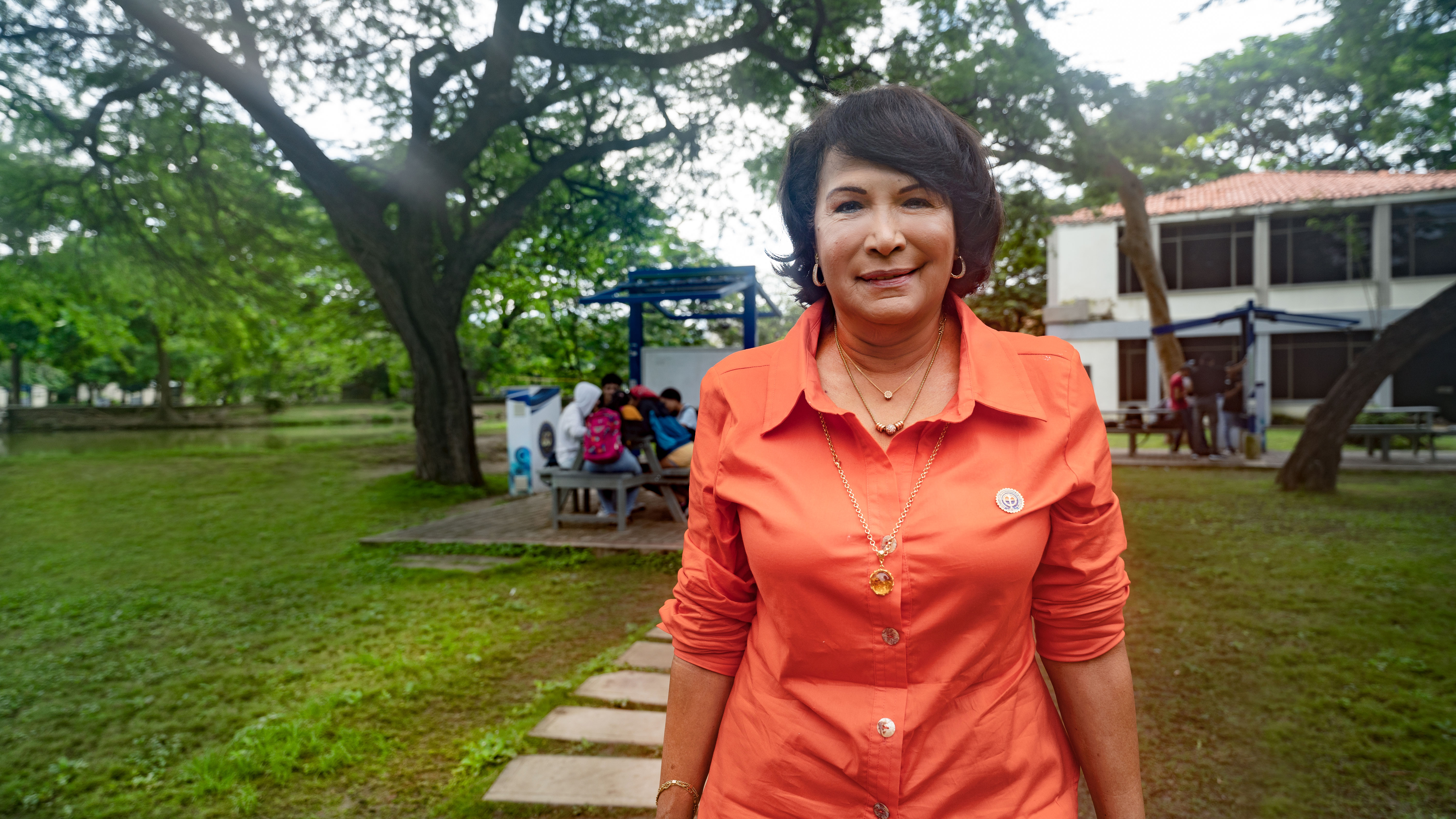 Fotografía de la profesora Carmelina Pava, de la Carrera de Psicología de la Universidad del Magdalena, Santa Marta, Colombia