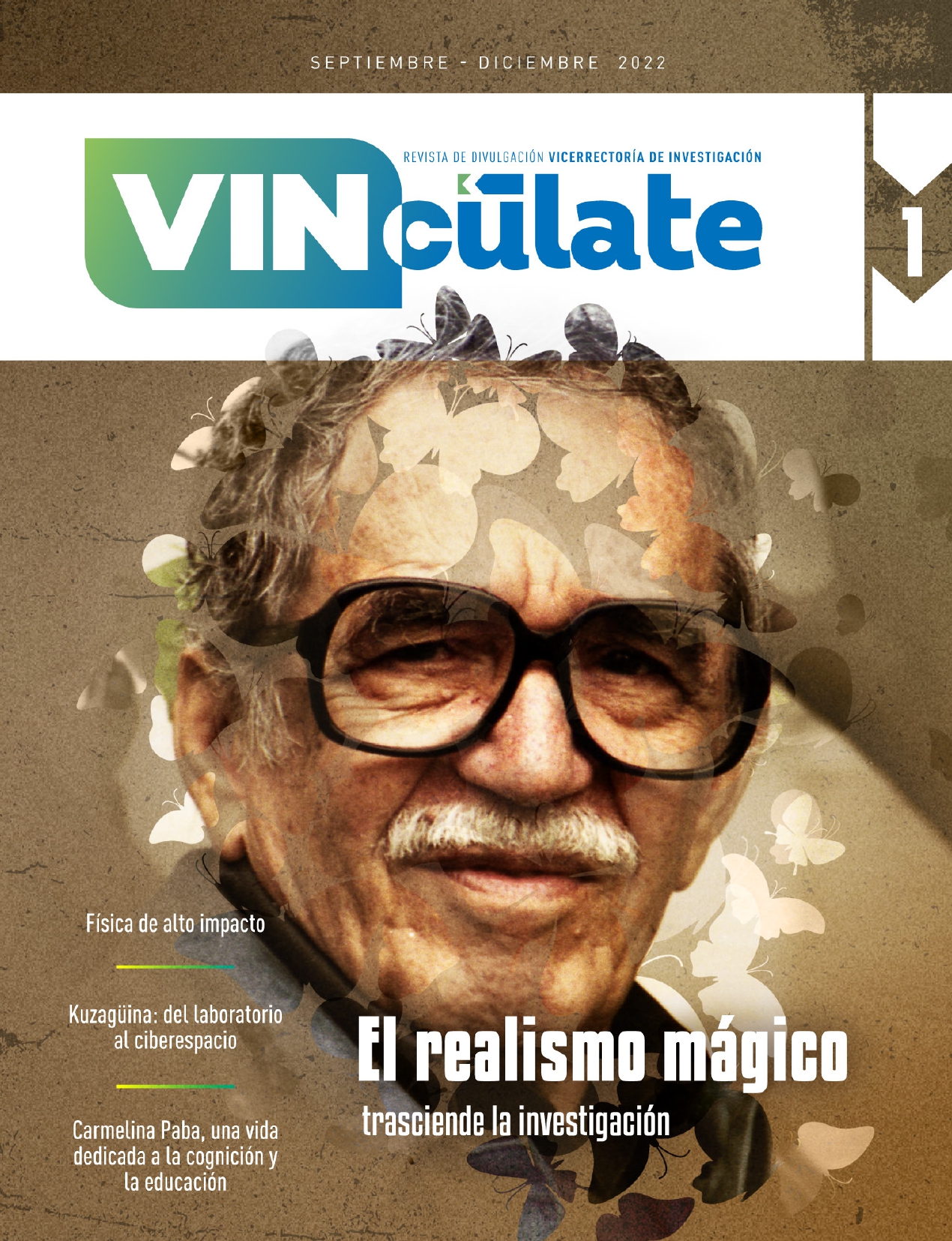 Portada del número uno de la revista VINcúlate, de la Vicerrectoría de Investigación de la Universidad del Magdalena