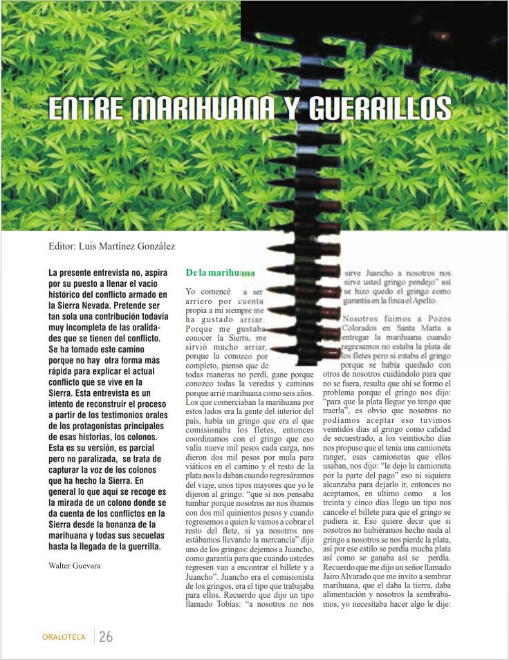 Entre Marihuana y Guerrillos